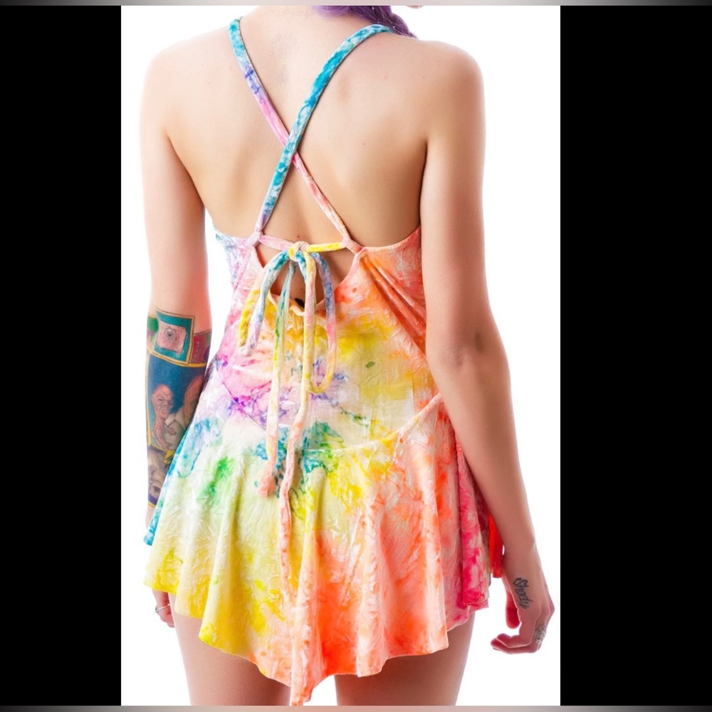 ⭐️ UNIF ROMPER DRESS ⭐️ WORN ONCE FOR A 5 MIN. PHOTOSHOOT - Picture 3 of 3